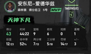 东詹合计空砍65分 湖人不敌森林狼总分1-3被夺赛点