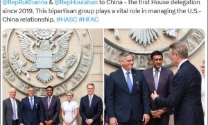美议员罕见访华,坦言“不能六七年才来一次”